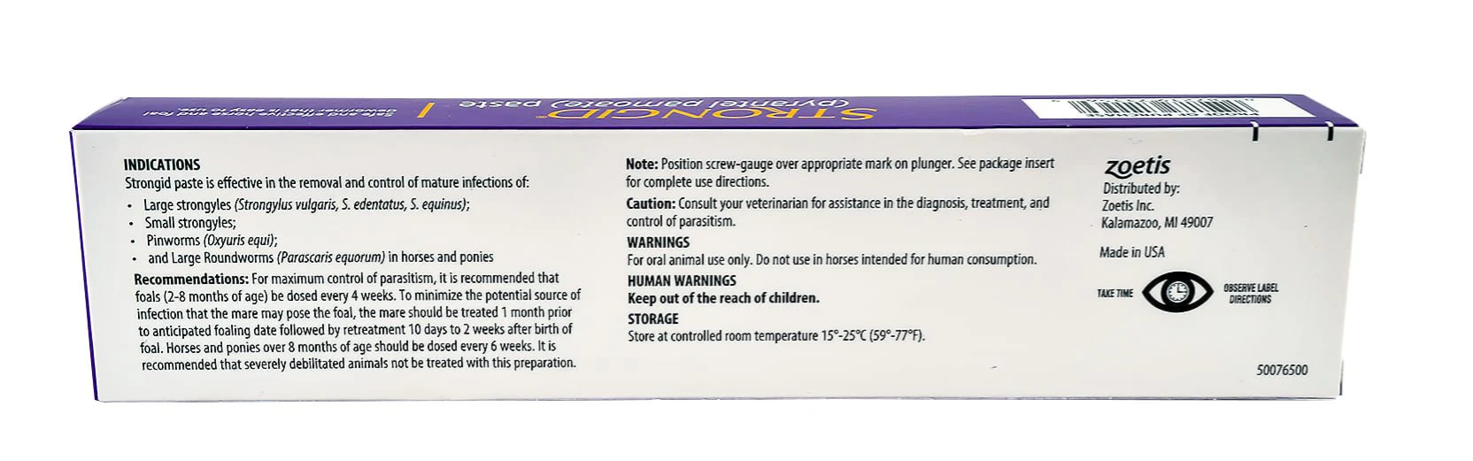 Strongid Equine Anthelmintic Paste - 20ml - Equine Exchange Tack Shop