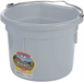 8Qt Flat Back Plastic Bucket - Equine Exchange Tack Shop