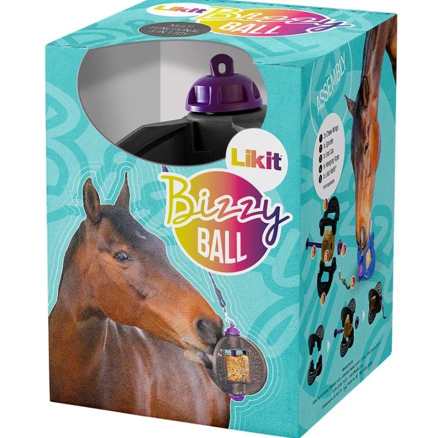 Likit Bizzy Ball - Black - Equine Exchange Tack Shop