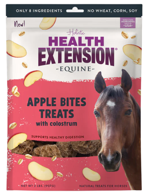 Health Extension Apple Bites Treats with Colostrum - Equine Exchange Tack Shop