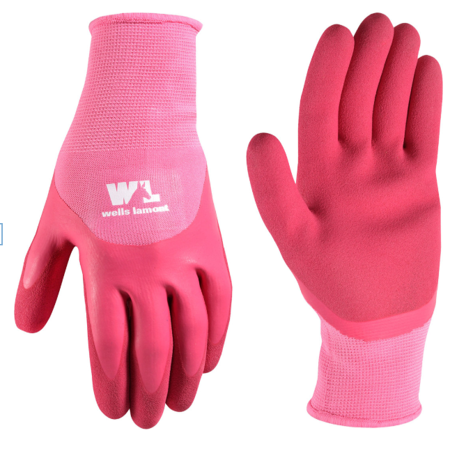 WELLS LAMONT WOMENS 3/4 LATEX PALM GLOVE - SMALL
