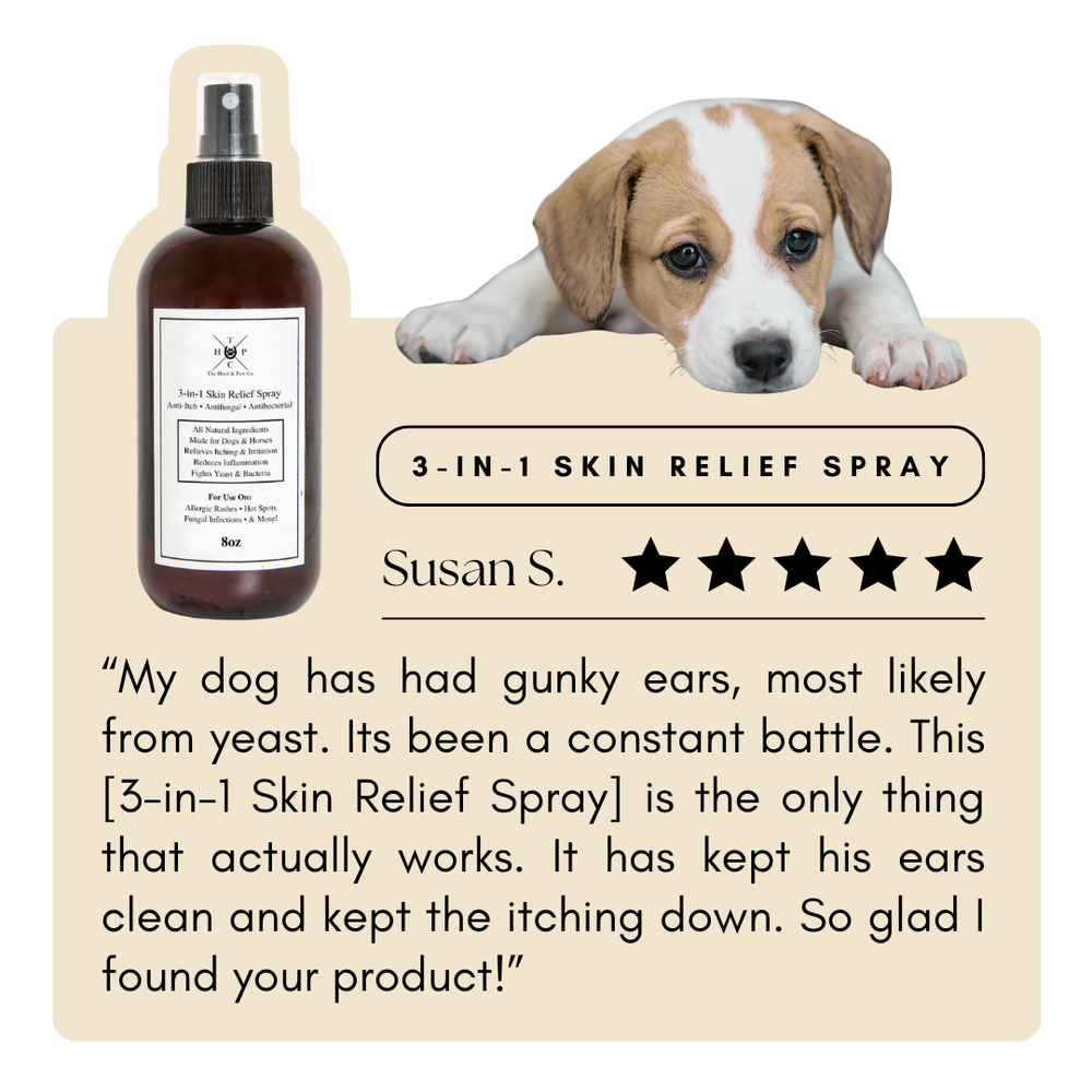 All Natural 3-in-1 Skin Relief Spray - for Dogs & Horses (8oz or 16oz)