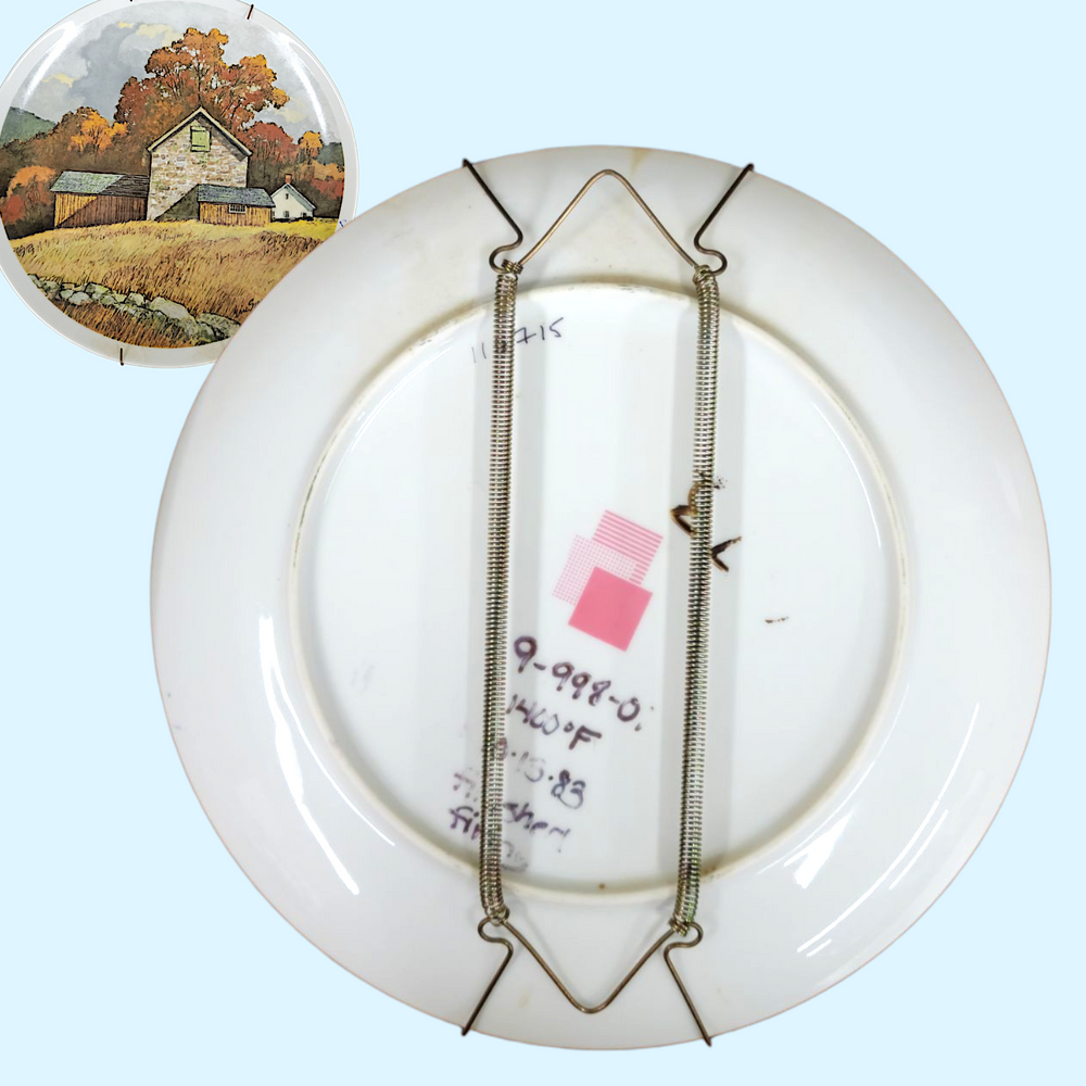 Set of 3 Decorative Farmhouse Plates - Equine Exchange Tack Shop