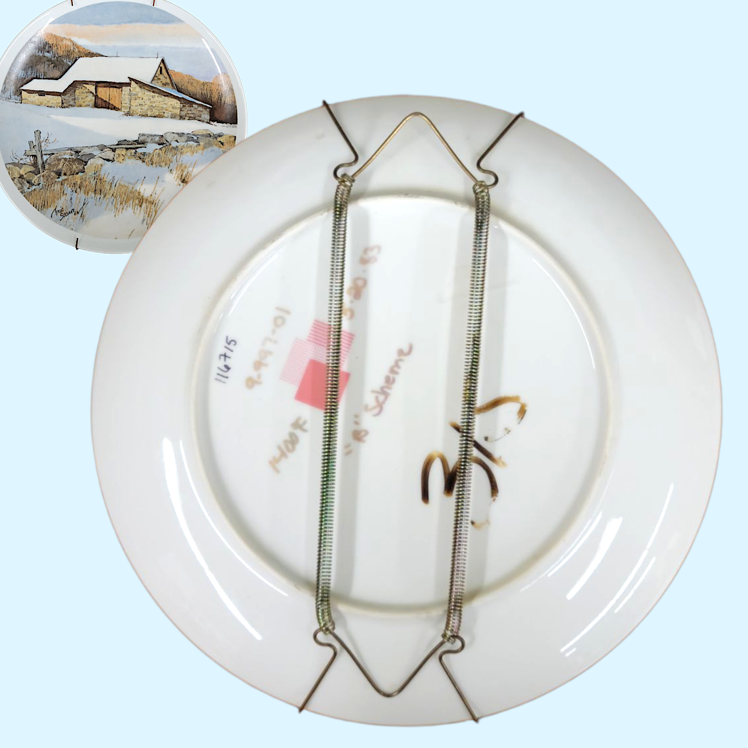 Set of 3 Decorative Farmhouse Plates - Equine Exchange Tack Shop