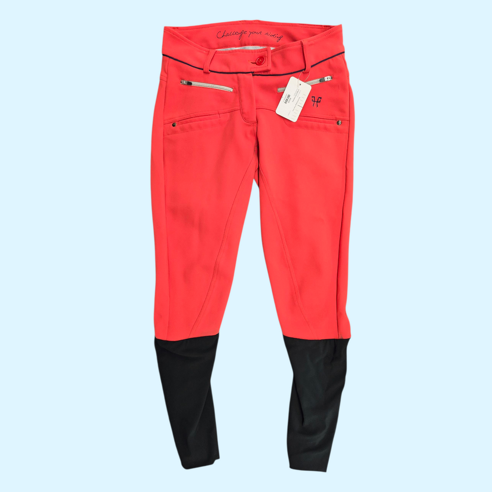 Horse Pilot X-Balance Riding Trousers in Coral - Small - Equine Exchange Tack Shop