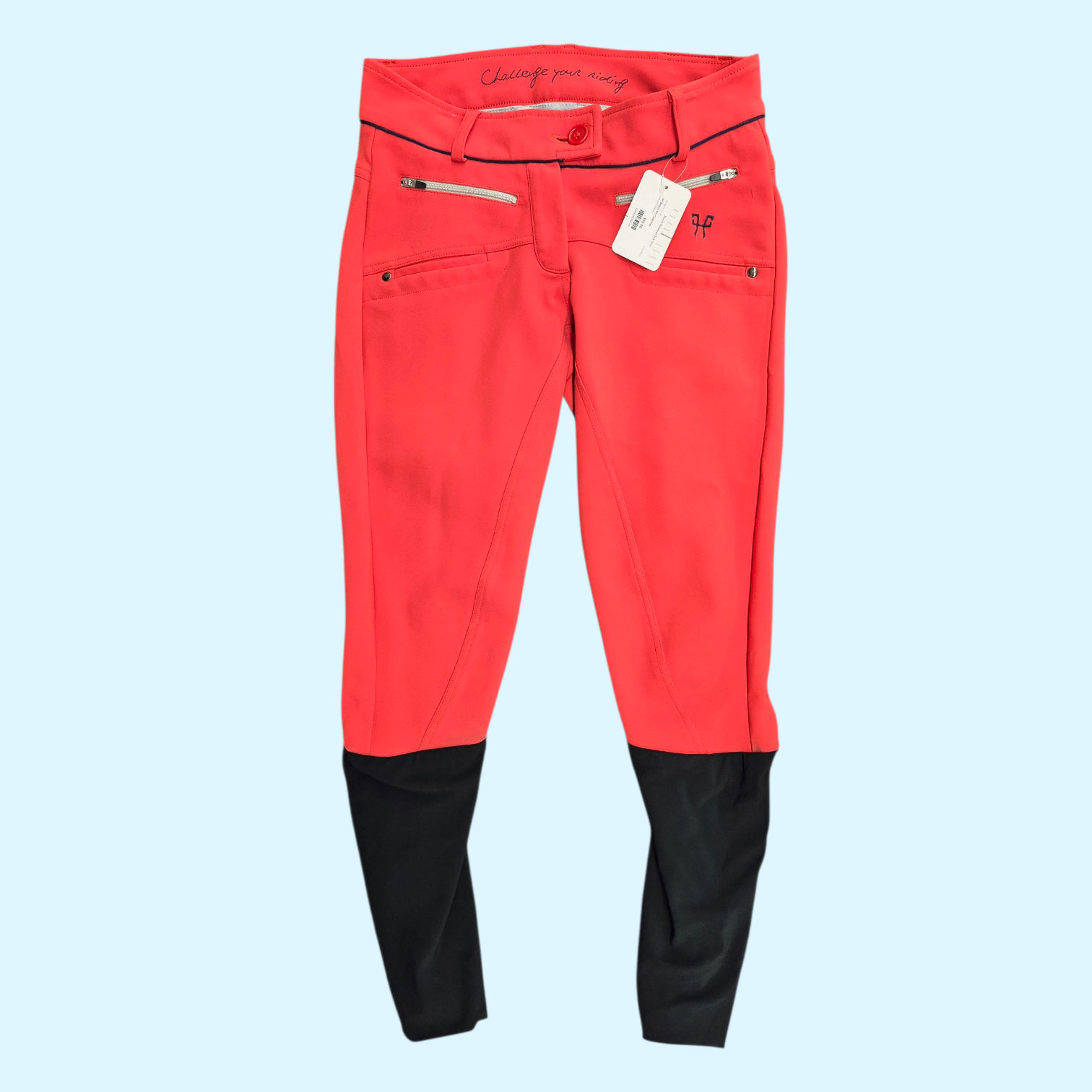 Horse Pilot X-Balance Riding Trousers in Coral - Small - Equine Exchange Tack Shop