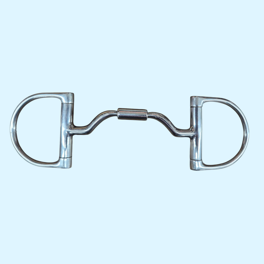 Mylers Dee Ring Bit with Ported Barrel 4 3/4" - Equine Exchange Tack Shop