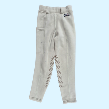 Kerrits Kids Knee Patch Power Stretch Winter Tights in Tan - XS - Equine Exchange Tack Shop