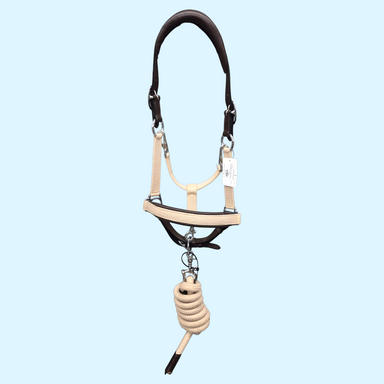 La Cense Transport/Stable/Grooming Halter in Tan - Cob - Equine Exchange Tack Shop