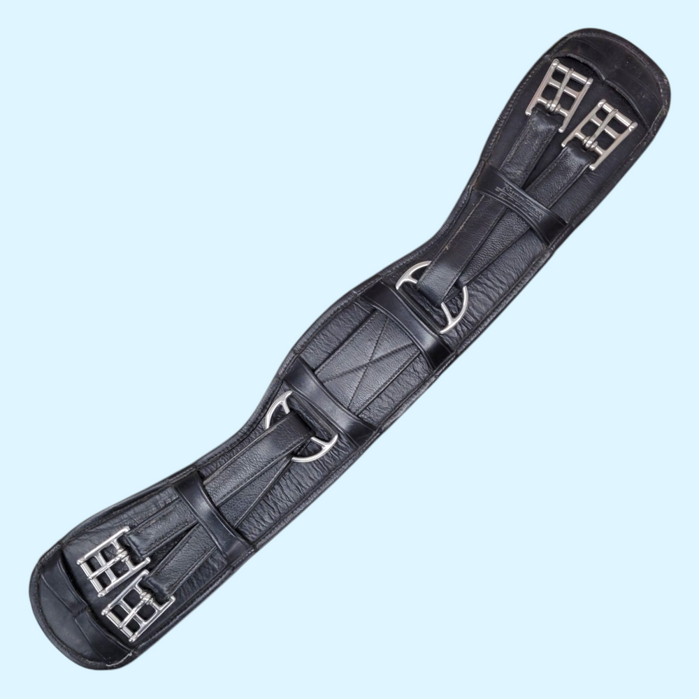 Nunn Finer Piaffe Dressage Girth in Black - 22" - Equine Exchange Tack Shop