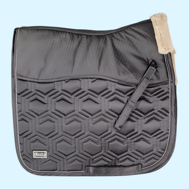 Cavallo Juliana Dressage Saddle Pad in Black - Equine Exchange Tack Shop