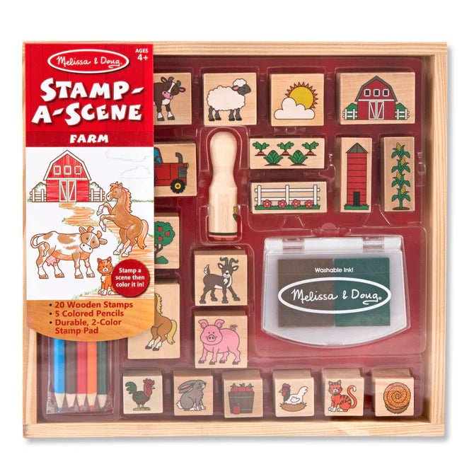 Wooden Stamp-A-Scene