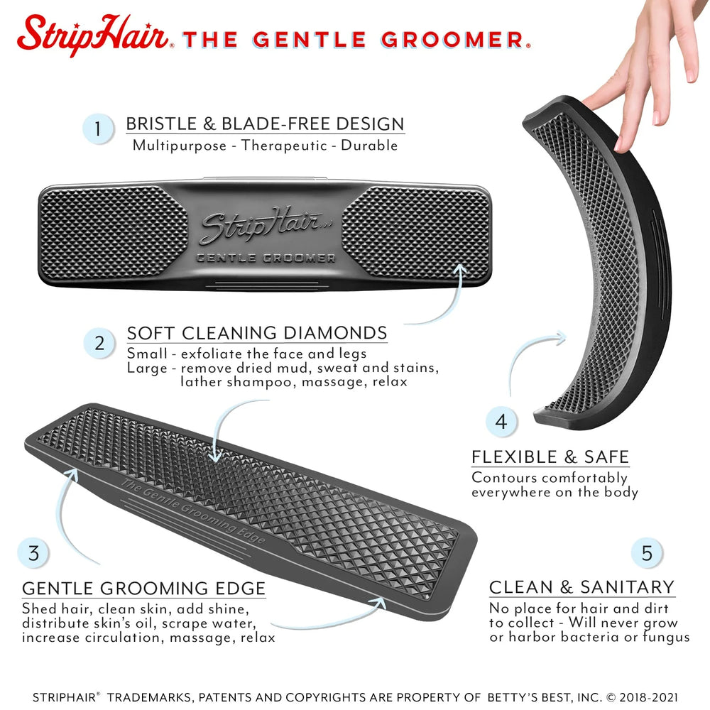 StripHair Original Gentle Groomer For Horses - Equine Exchange Tack Shop