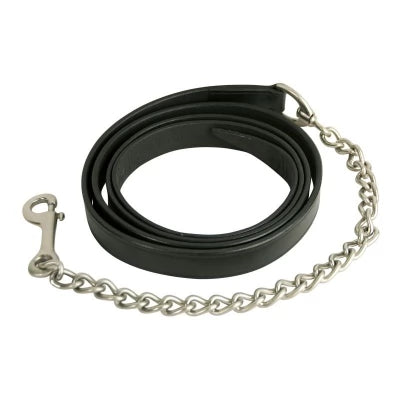 Leather Lead With 30in Chain