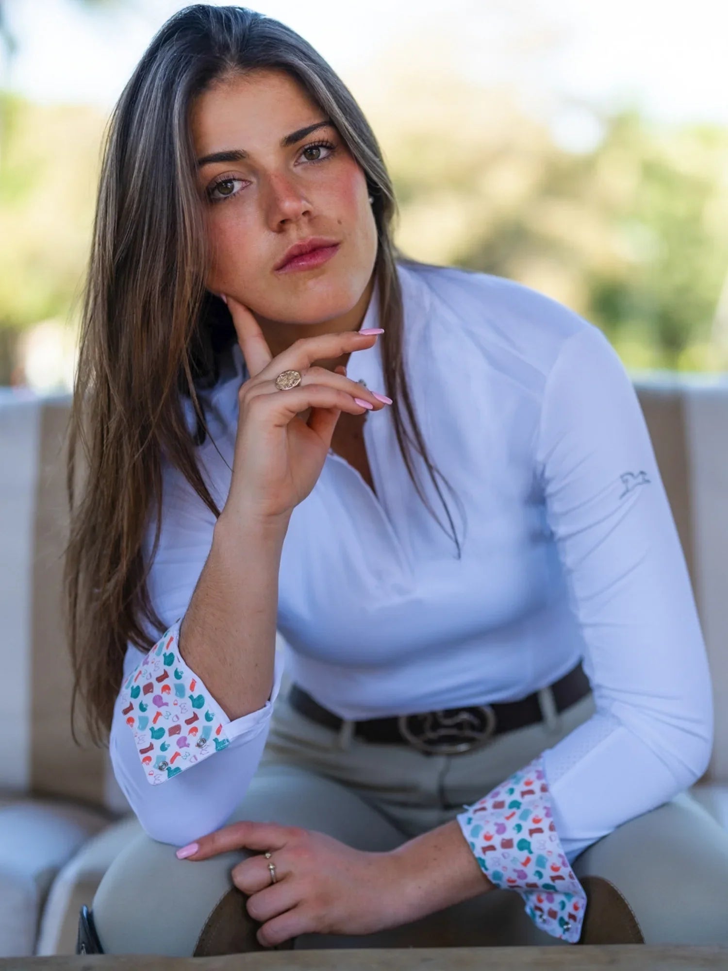 RJ Classics Tori Long Sleeve Show Shirt - Equine Exchange Tack Shop
