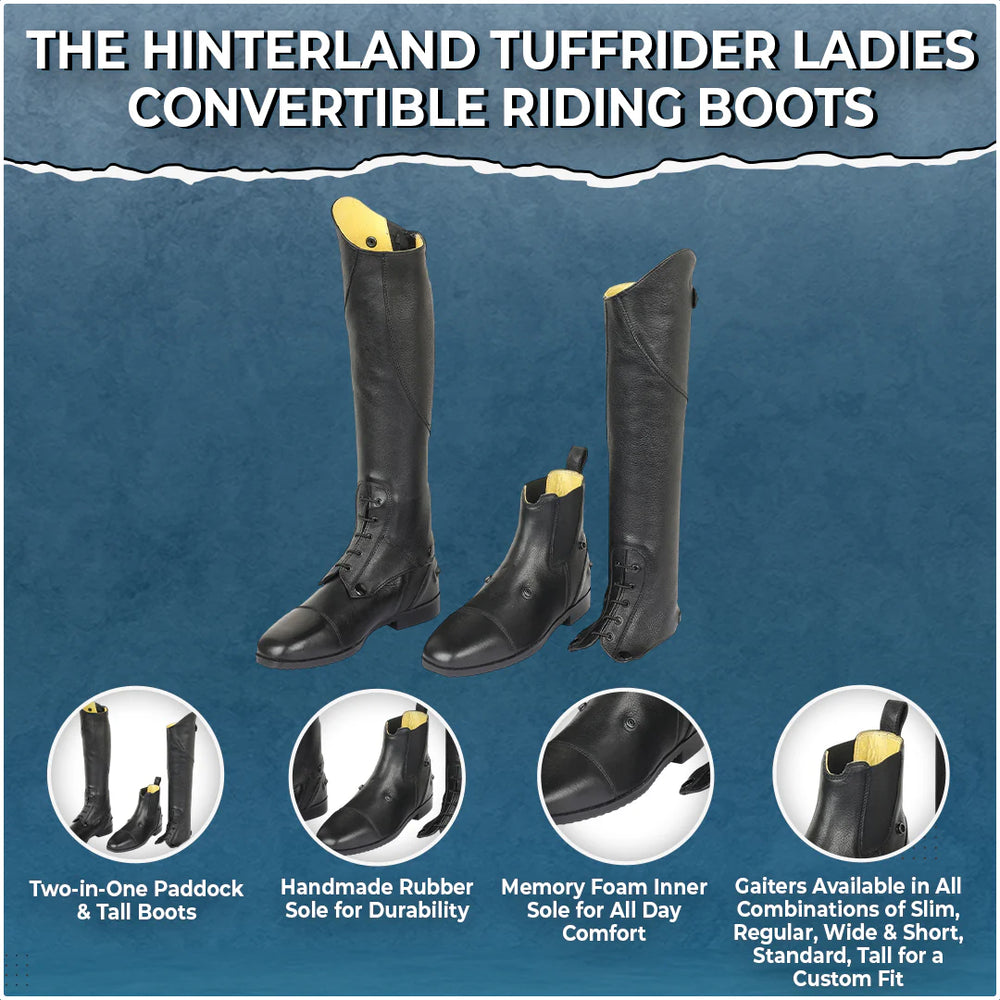 Hinterland Convertible Riding Boots - Equine Exchange Tack Shop