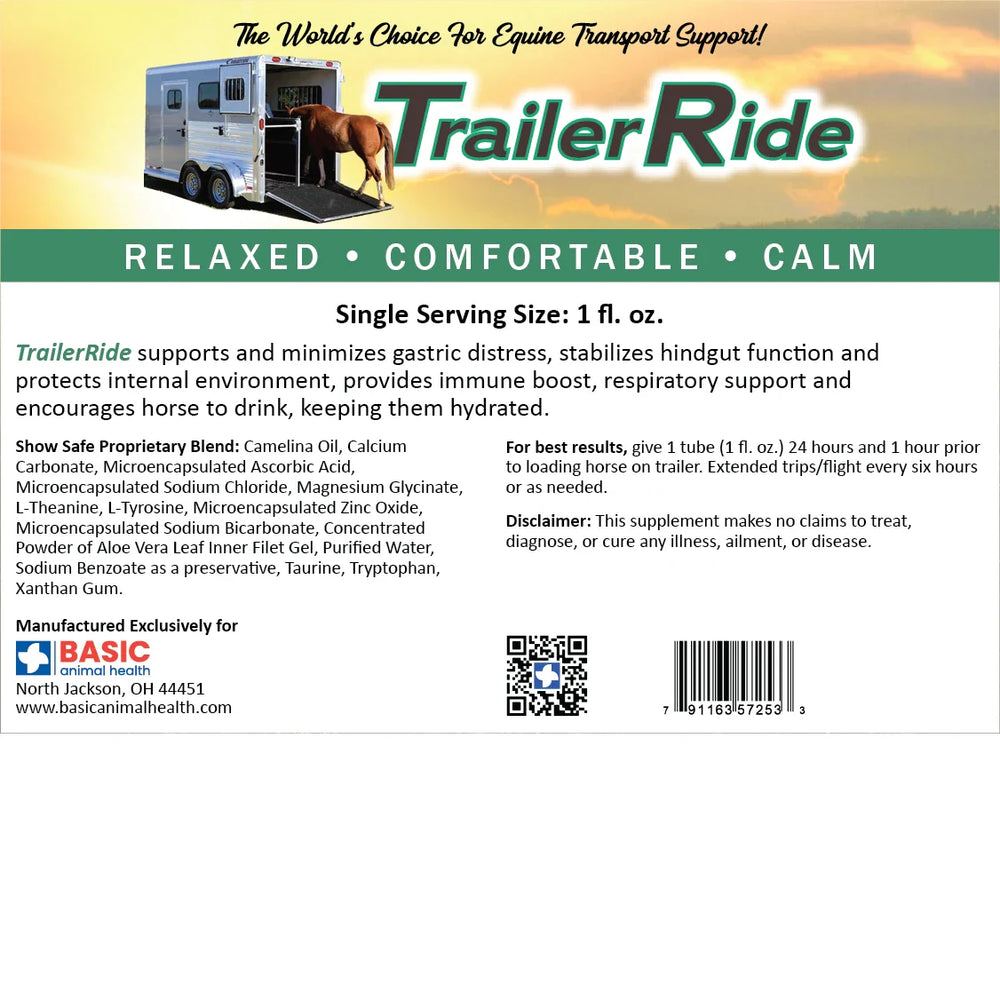 TrailerRide Horse Calming Supplement with Electrolytes - Equine Exchange Tack Shop