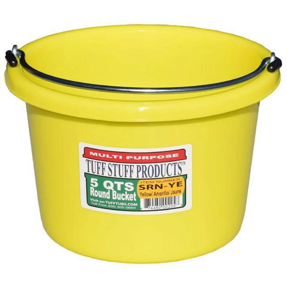 Multi-Purpose Round 5 Qt Bucket - Equine Exchange Tack Shop