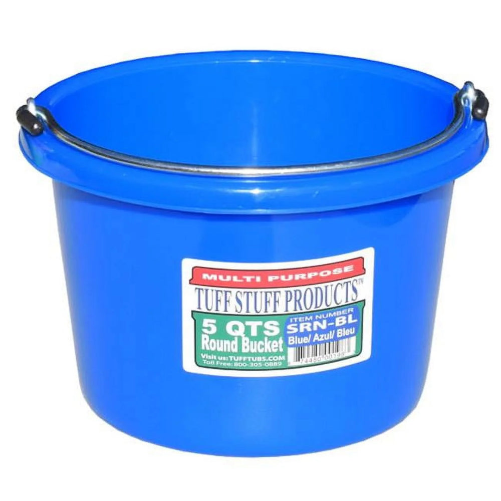 Multi-Purpose Round 5 Qt Bucket - Equine Exchange Tack Shop