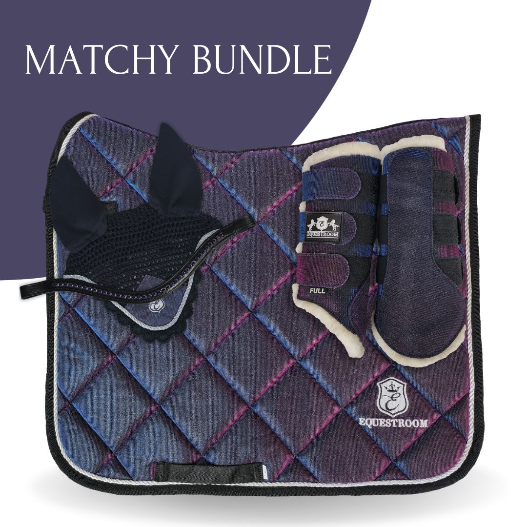 Ultraviolet Saddle Pad Set - Equine Exchange Tack Shop
