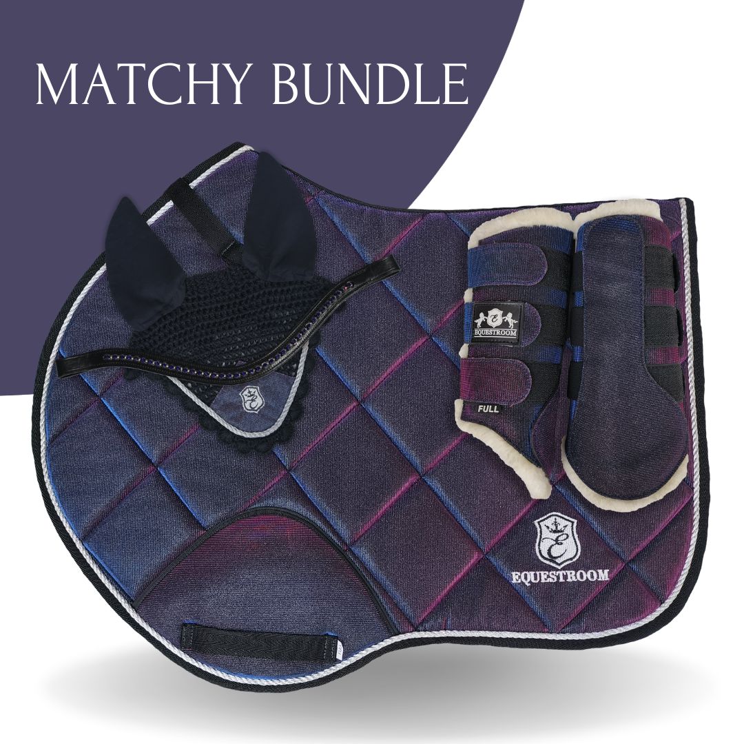 Ultraviolet Saddle Pad Set - Equine Exchange Tack Shop