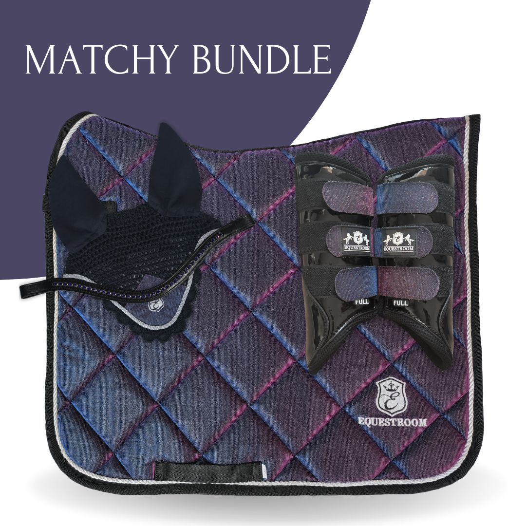 Ultraviolet Saddle Pad Set - Equine Exchange Tack Shop