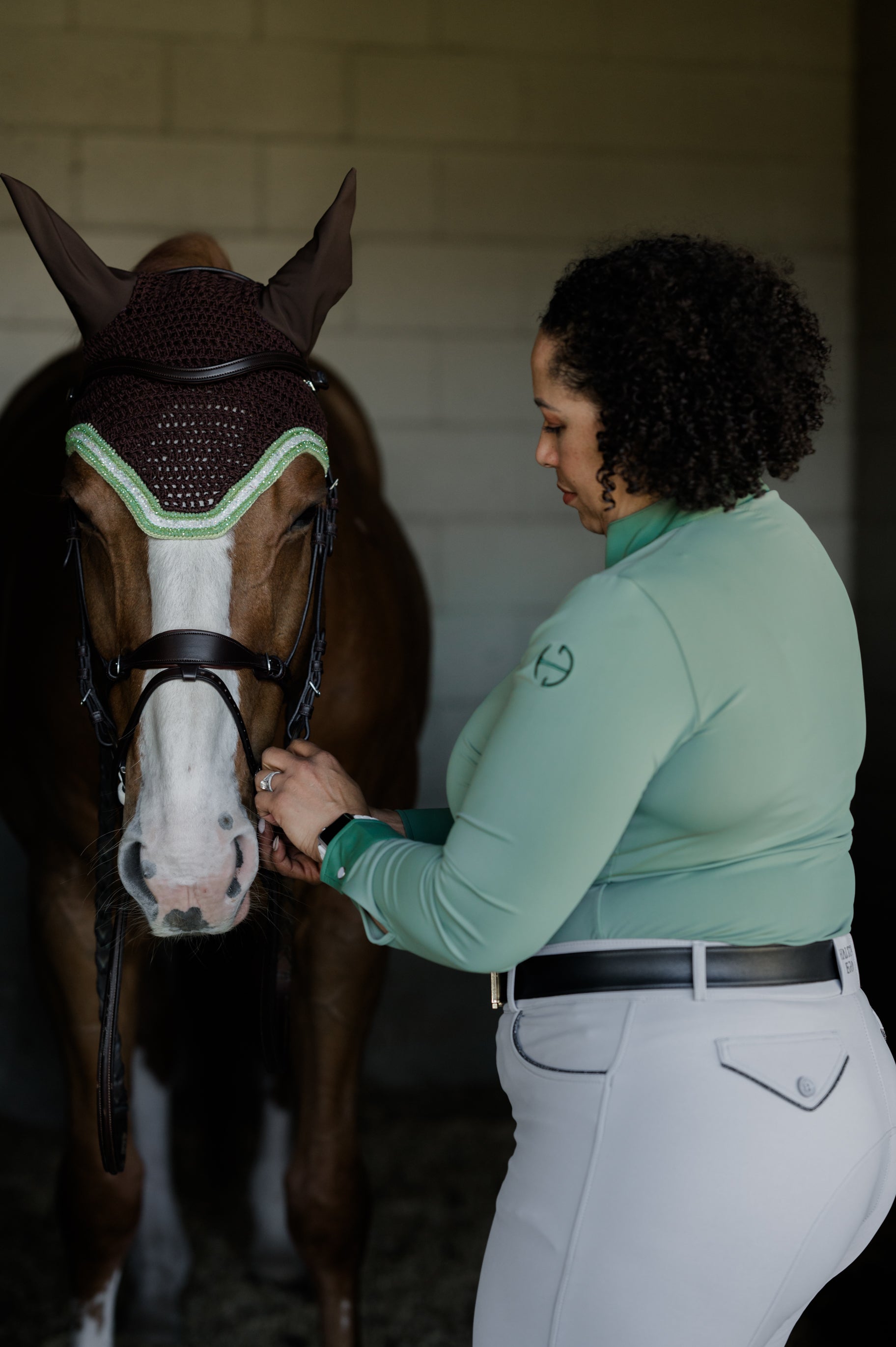 Roxana - Long Sleeve Riding Shirt - Equine Exchange Tack Shop