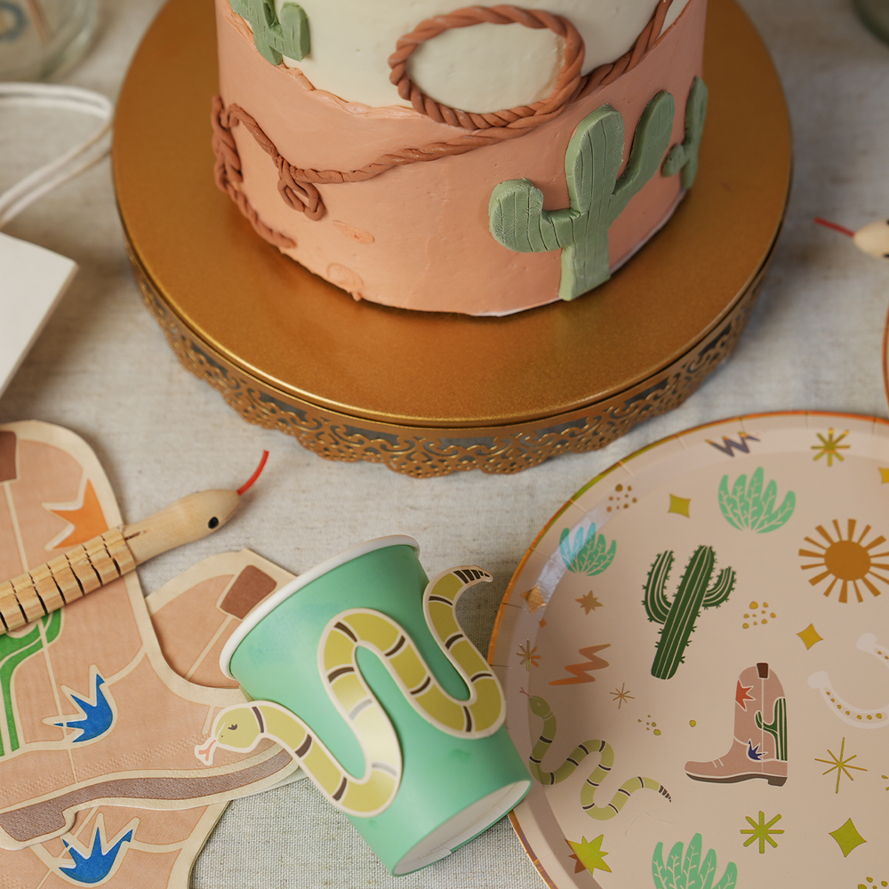 Western Boot Napkins – Cowboy Party Table Napkins (x 12) - Equine Exchange Tack Shop