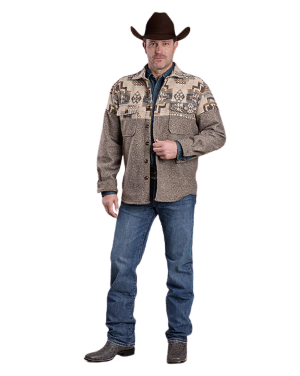 Roper Men's Aztec Shirt Jacket - Equine Exchange Tack Shop