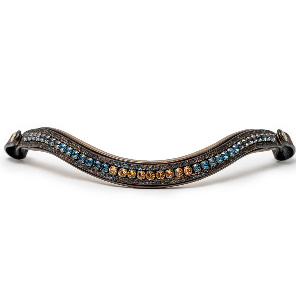 Aspen Leather Snaffle Bridle with Removable Flash - Equine Exchange Tack Shop