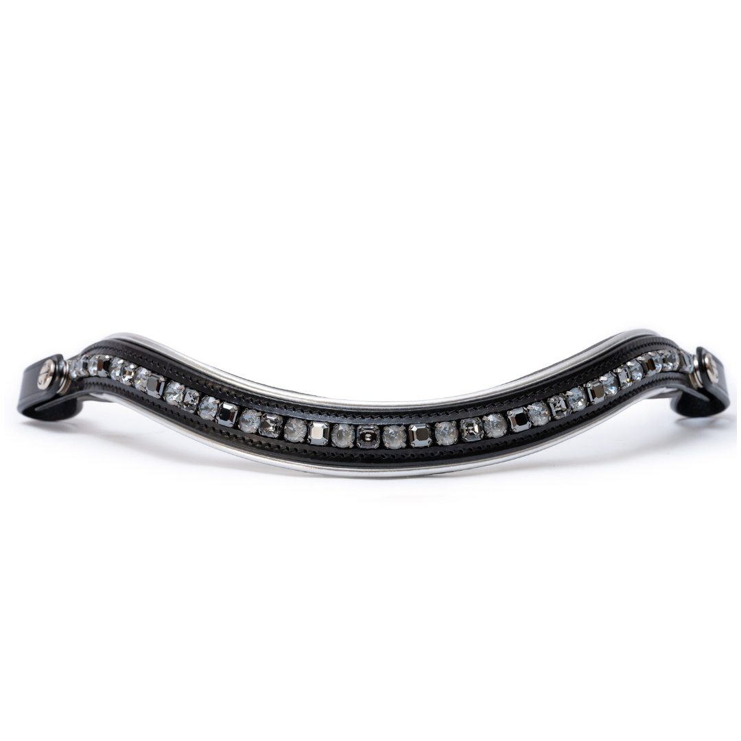 The Eiffel Tower Black Leather Dressage Bridle - Equine Exchange Tack Shop