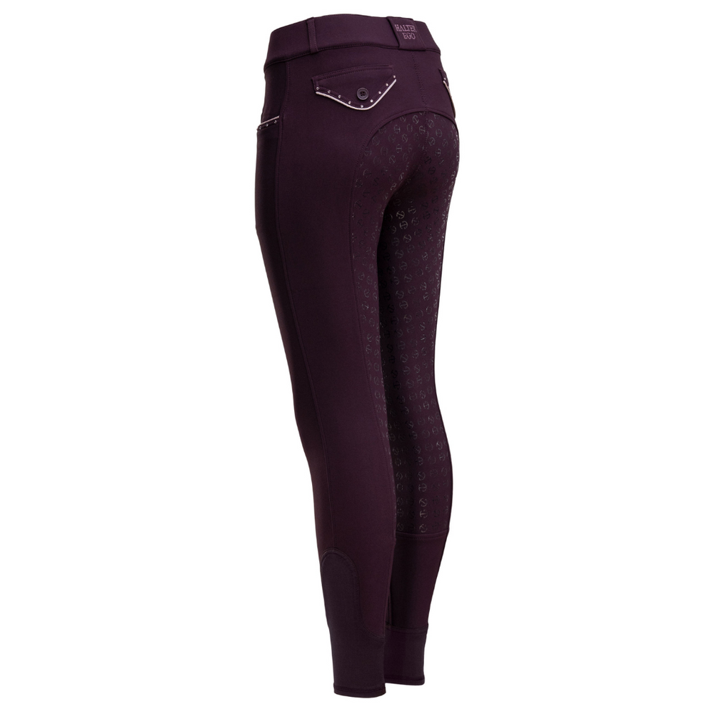 Evolution Full Seat Breeches - Dark Plum - MID WAIST - Equine Exchange Tack Shop