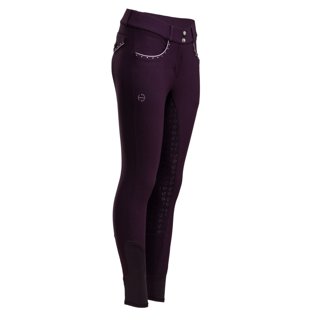 Evolution Full Seat Breeches - Dark Plum - HIGH WAIST - Equine Exchange Tack Shop