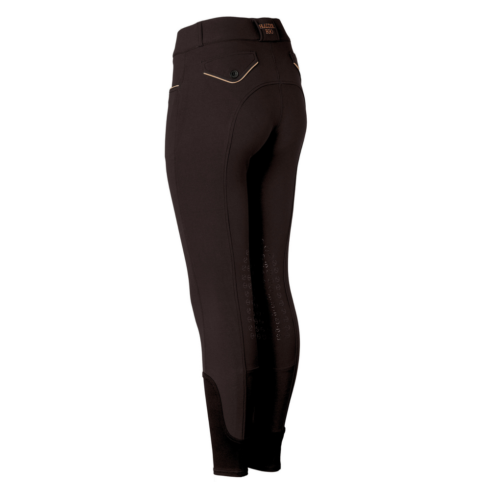 Evolution Knee Patch Breeches - Black with Rose Gold - Equine Exchange Tack Shop