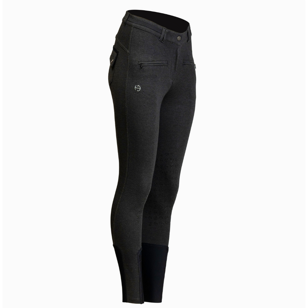Kimberly Full Seat Breeches - Dark Heather Grey - Equine Exchange Tack Shop
