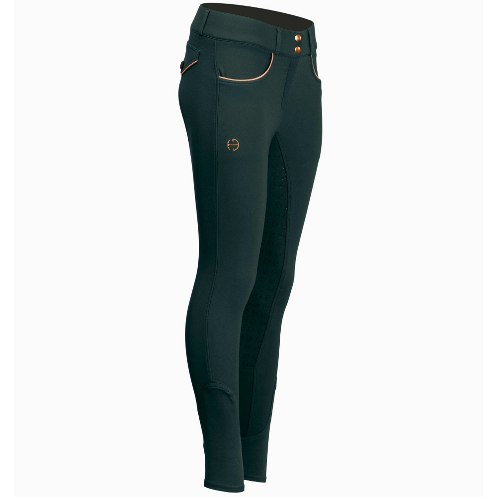 Evolution Full Seat Breeches - Spruce & Rose Gold - Equine Exchange Tack Shop