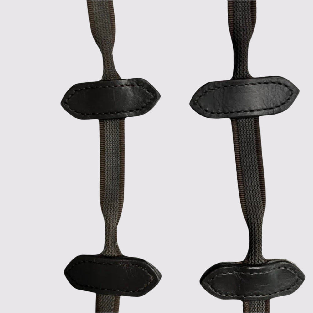 Aaron Vale Rein with 3 Slim Hand Grips - Equine Exchange Tack Shop