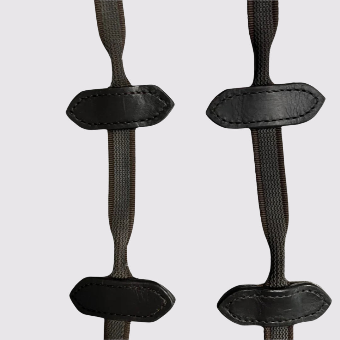 Aaron Vale Rein with 3 Slim Hand Grips - Equine Exchange Tack Shop