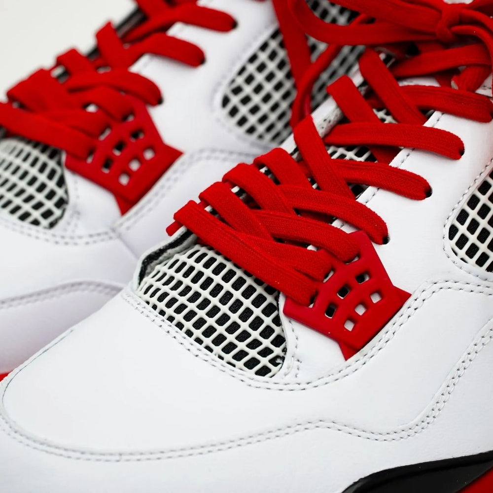 Bold Red Elastic Shoelaces