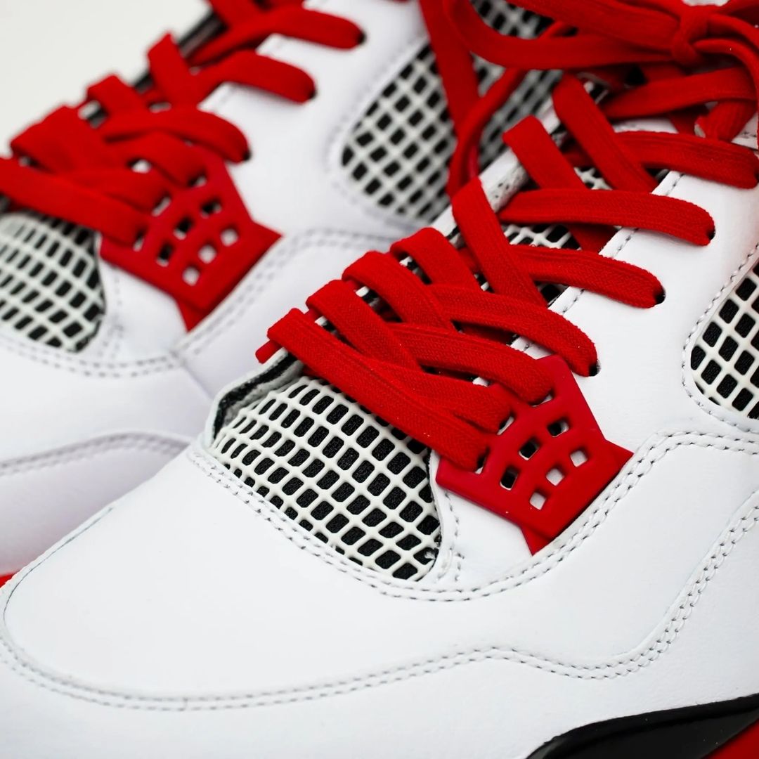 Bold Red Elastic Shoelaces  