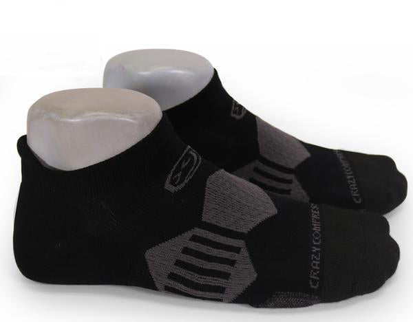 Vadar Black - Elite Running Socks - Equine Exchange Tack Shop