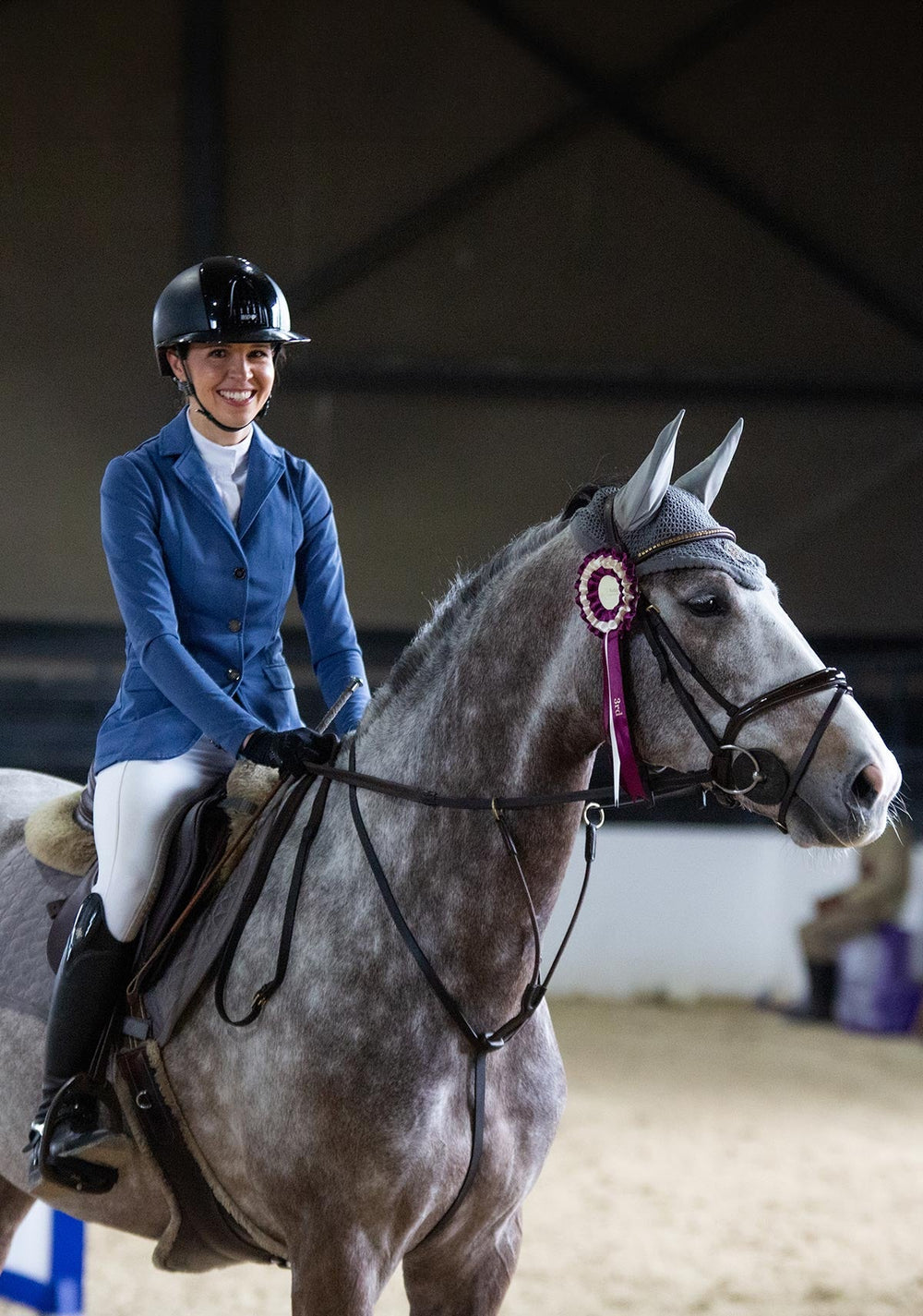 Espoir Hunter Show Jacket Mid Blue - Equine Exchange Tack Shop