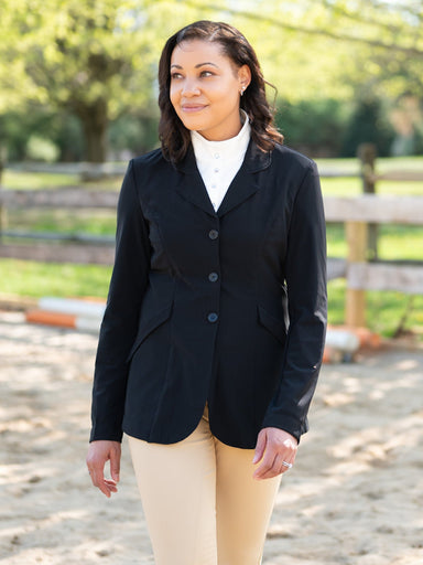 Zephyr II Mesh Hunt Show Coat - Black - Equine Exchange Tack Shop