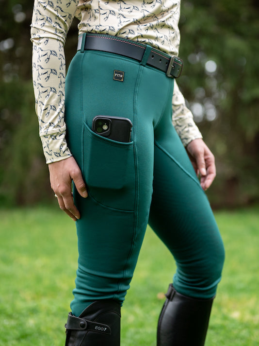 ThermaMAX TechTread Winter Full Seat Breech w/ 2 Pockets - Equine Exchange Tack Shop