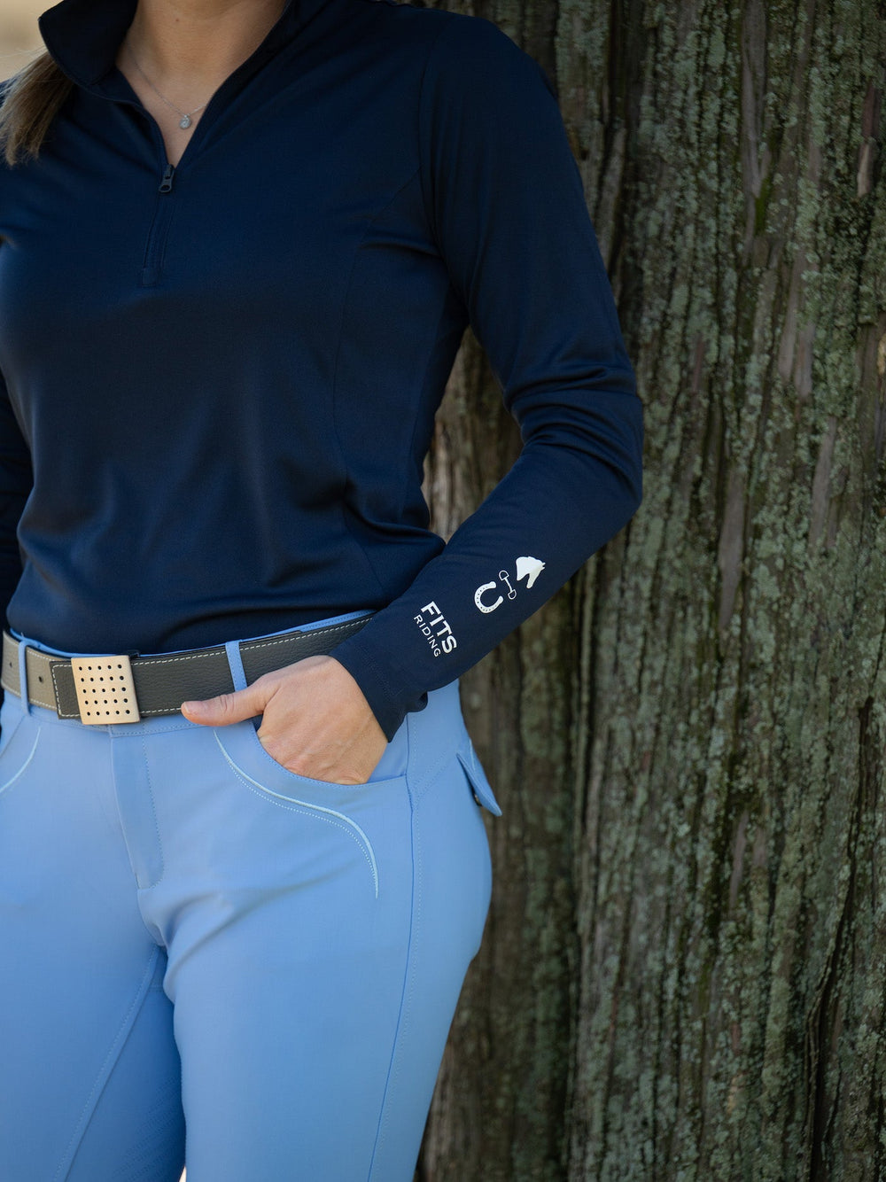 FITS Trio Graphic 1/4 Zip Long Sleeve - Equine Exchange Tack Shop