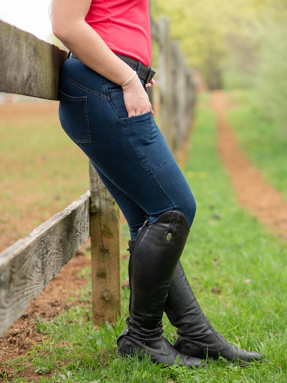 Denim Full Seat Tread Breech - Equine Exchange Tack Shop