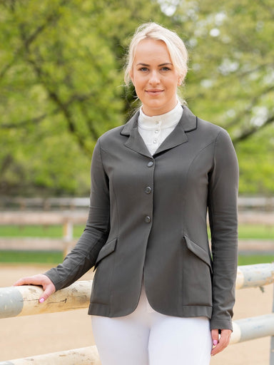Zephyr II Mesh Hunt Show Coat - Charcoal  