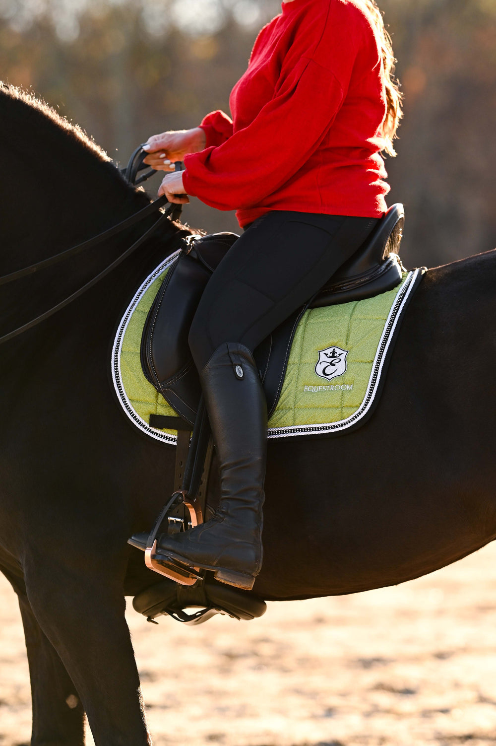 Lemongrass Saddle Pad - Equine Exchange Tack Shop