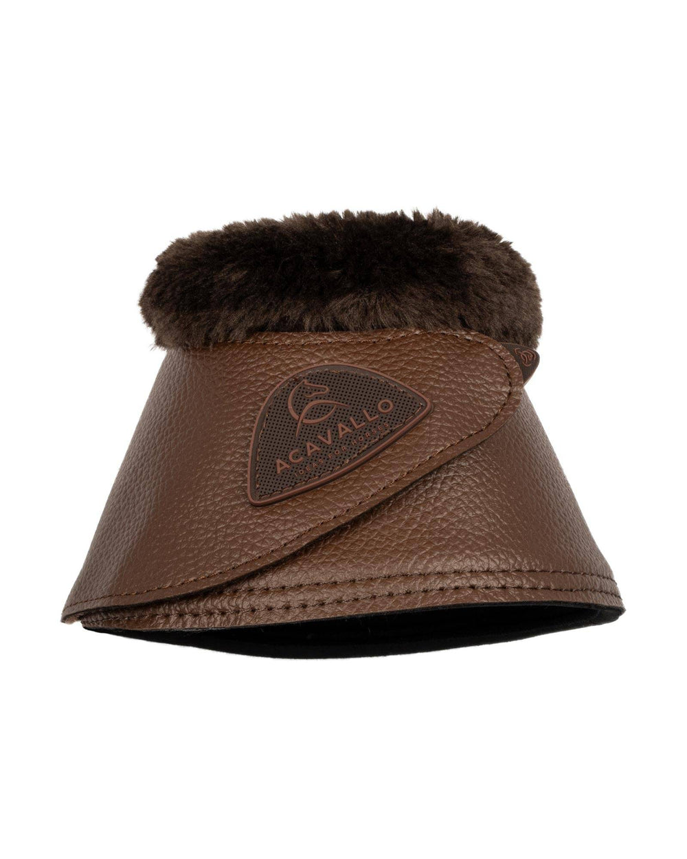 Acavallo ECO-Leather/Faux Sheepskin Bell Boots - Equine Exchange Tack Shop