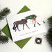 Eat + Be Merry English Equestrian Christmas Card - Equine Exchange Tack Shop